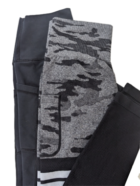 ​90 Degree by Reflex & Camo Seamless Leggings Bundle Size Large Activewear Set